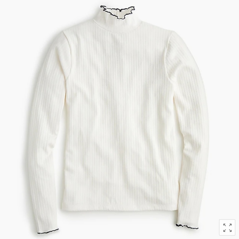 Ribbed mockneck / turtleneck by j.crew